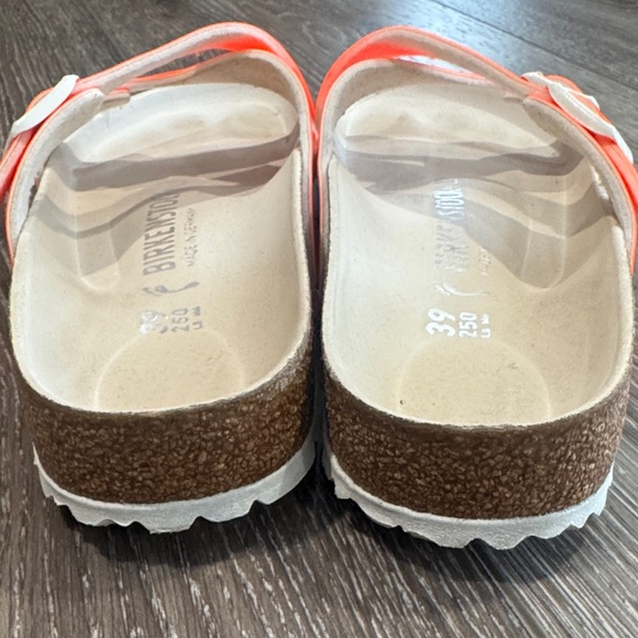 Birkenstock women’s Orange Sandals with Buckles - Picture 3 of 4